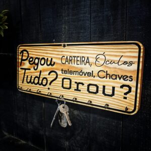 Chaveiro "Pegou tudo???"