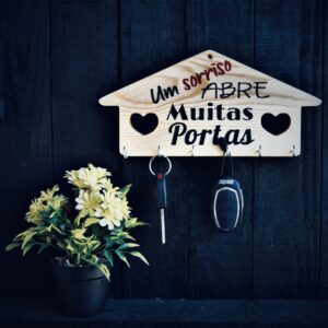 Chaveiro "Um sorriso" Casa
