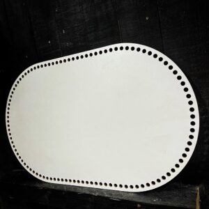 Base  Fio de Malha / Trapilho - (Retangular com Raio 40X30)
