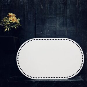 Base  Fio de Malha / Trapilho - (Retangular com Raio 50X35)