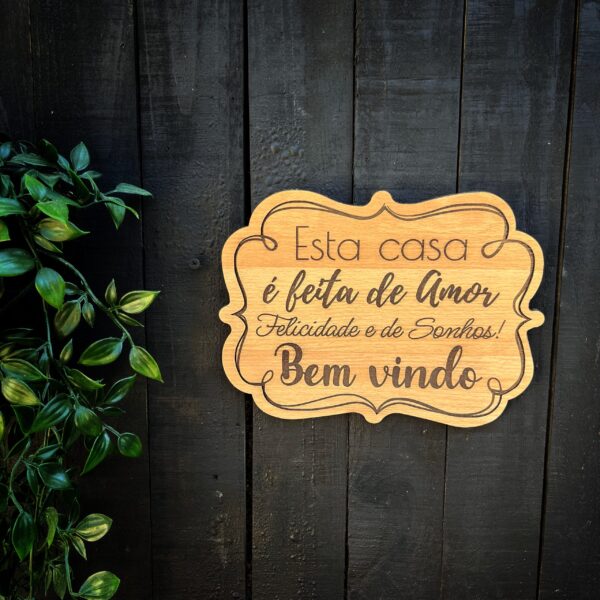 Placa - Esta casa é feita de Amor - Image 3