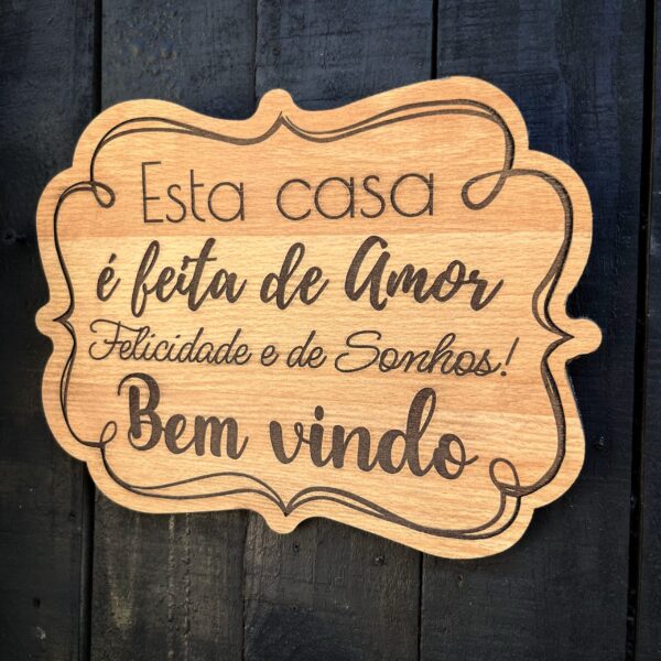 Placa - Esta casa é feita de Amor - Image 2