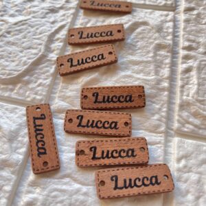 Etiqueta ( MADEIRA com Nome Traçado ) 50X20X3mm