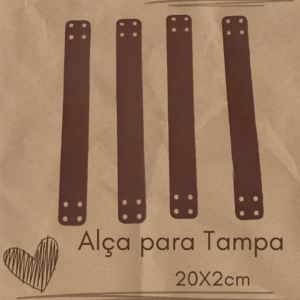 Alça em Pele para Tampa (20X2cm)