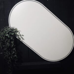 Base  Fio de Malha / Trapilho - (Retangular com Raio 80X45)